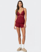 Annelise | Delicate Lace Two-Piece Set
