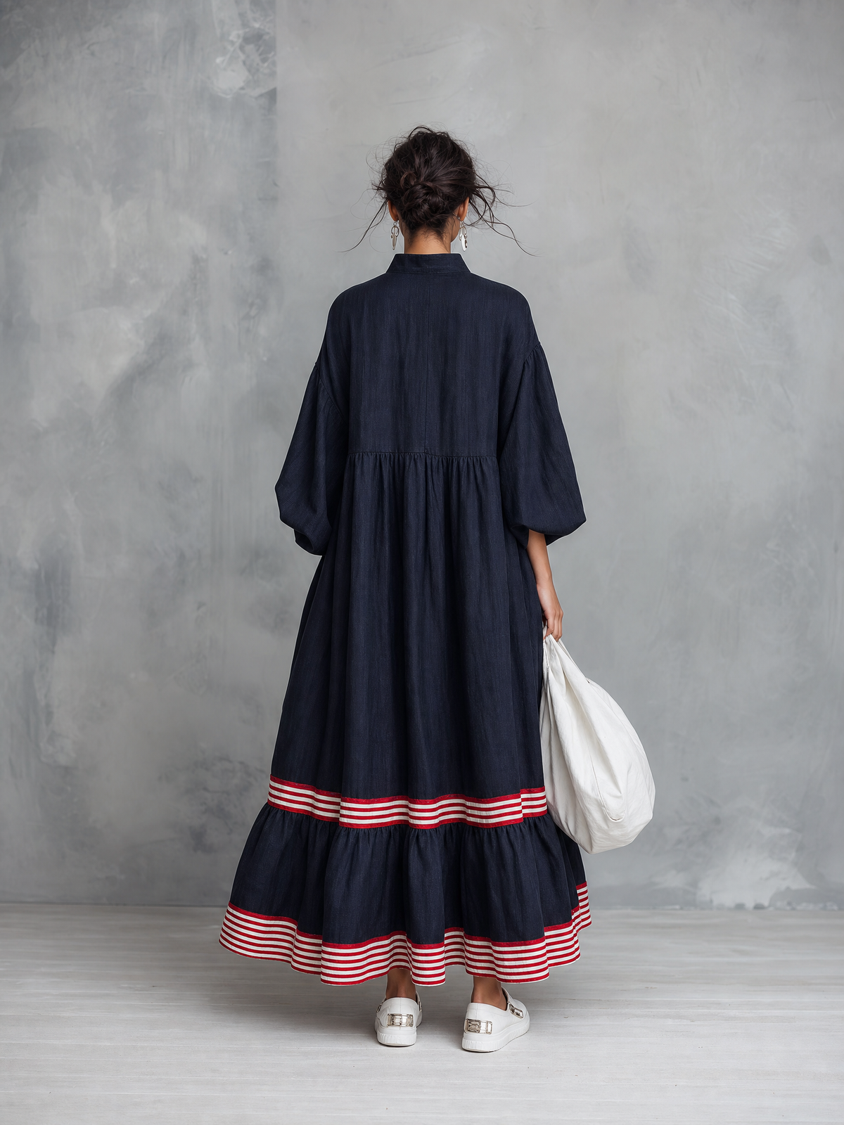 Bernice Ruffle Maxi Dress