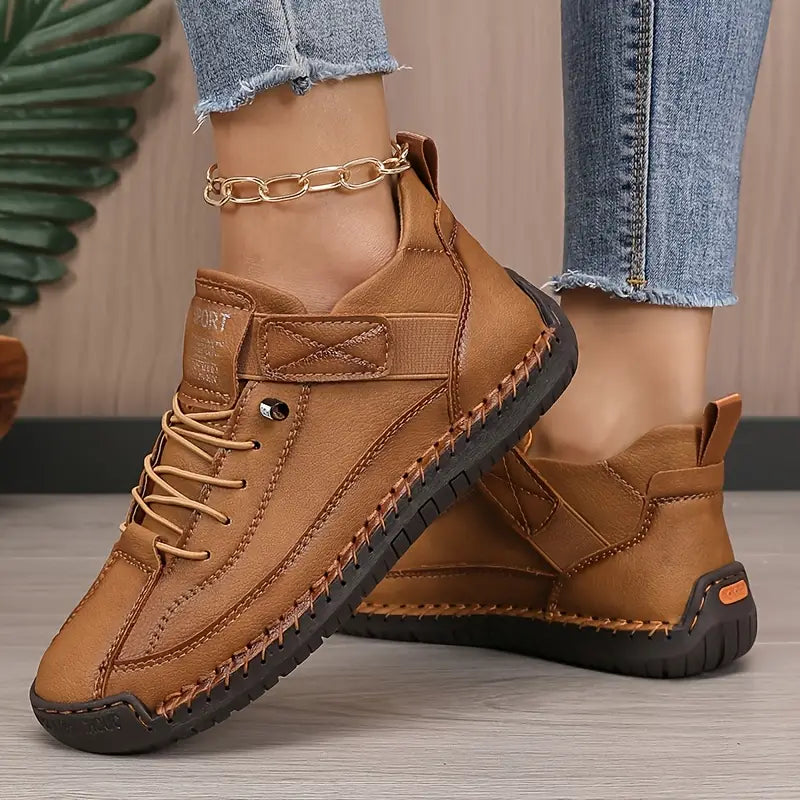 Emiline Comfort Support Sneakers – Brown
