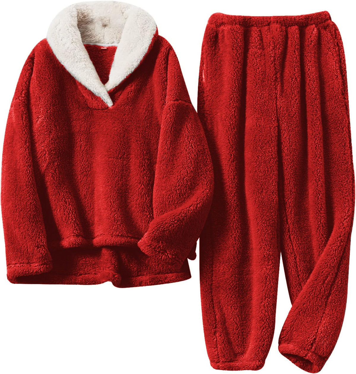 Avery | Cozy Two-Piece Lounge Set – Claret