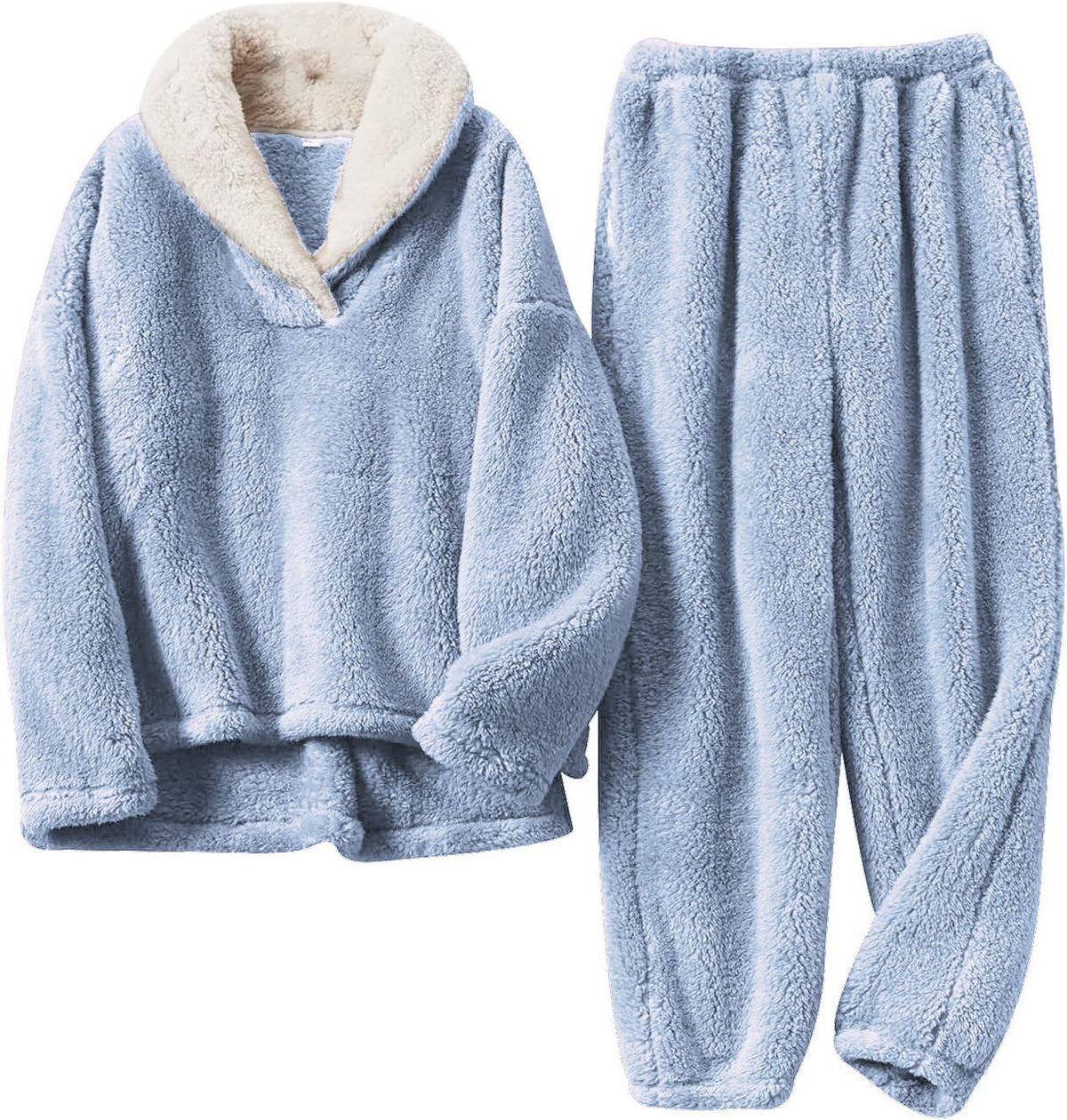 Avery | Cozy Two-Piece Lounge Set – Blue