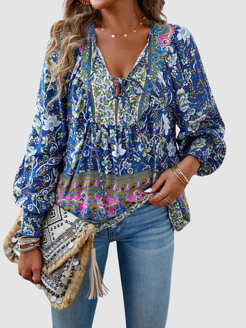 Audry | Elegant Blouse – Blue