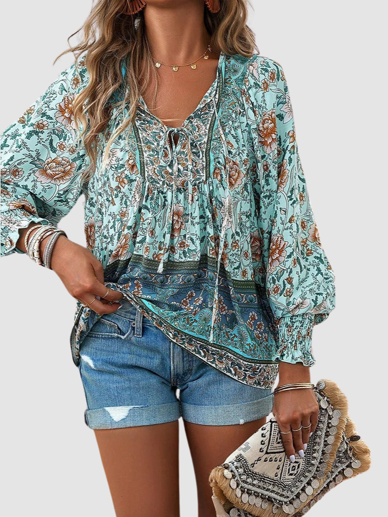 Audry | Elegant Blouse – Green