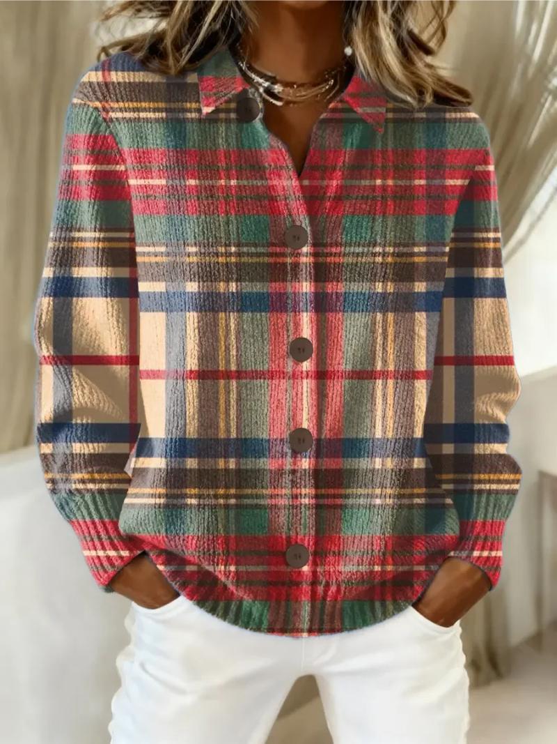 Trelawney | Multicolor Plaid Button Cardigan – Multicolor