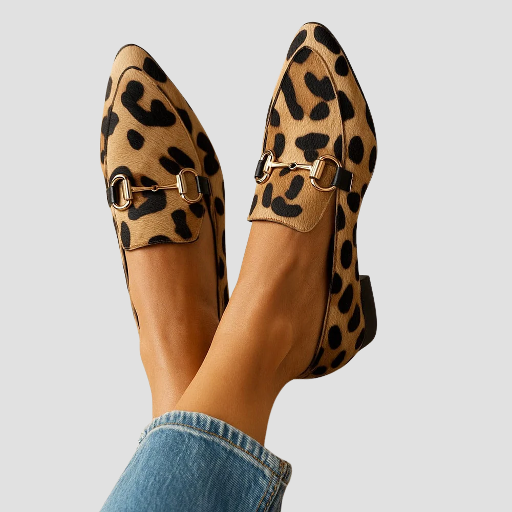 Judith | Orthopedic Loafers – Leopard