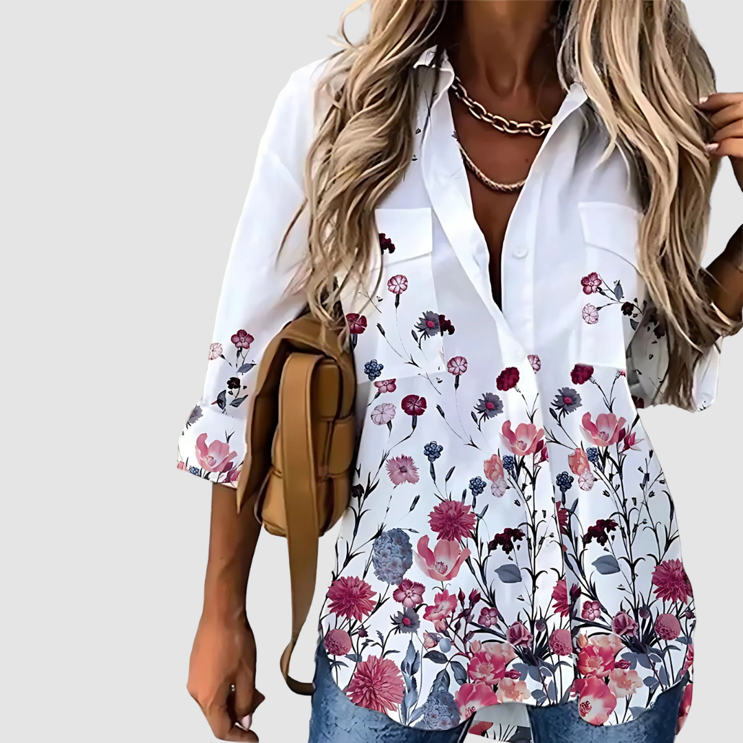 Amy | Chic breathable blouse – Dahlia