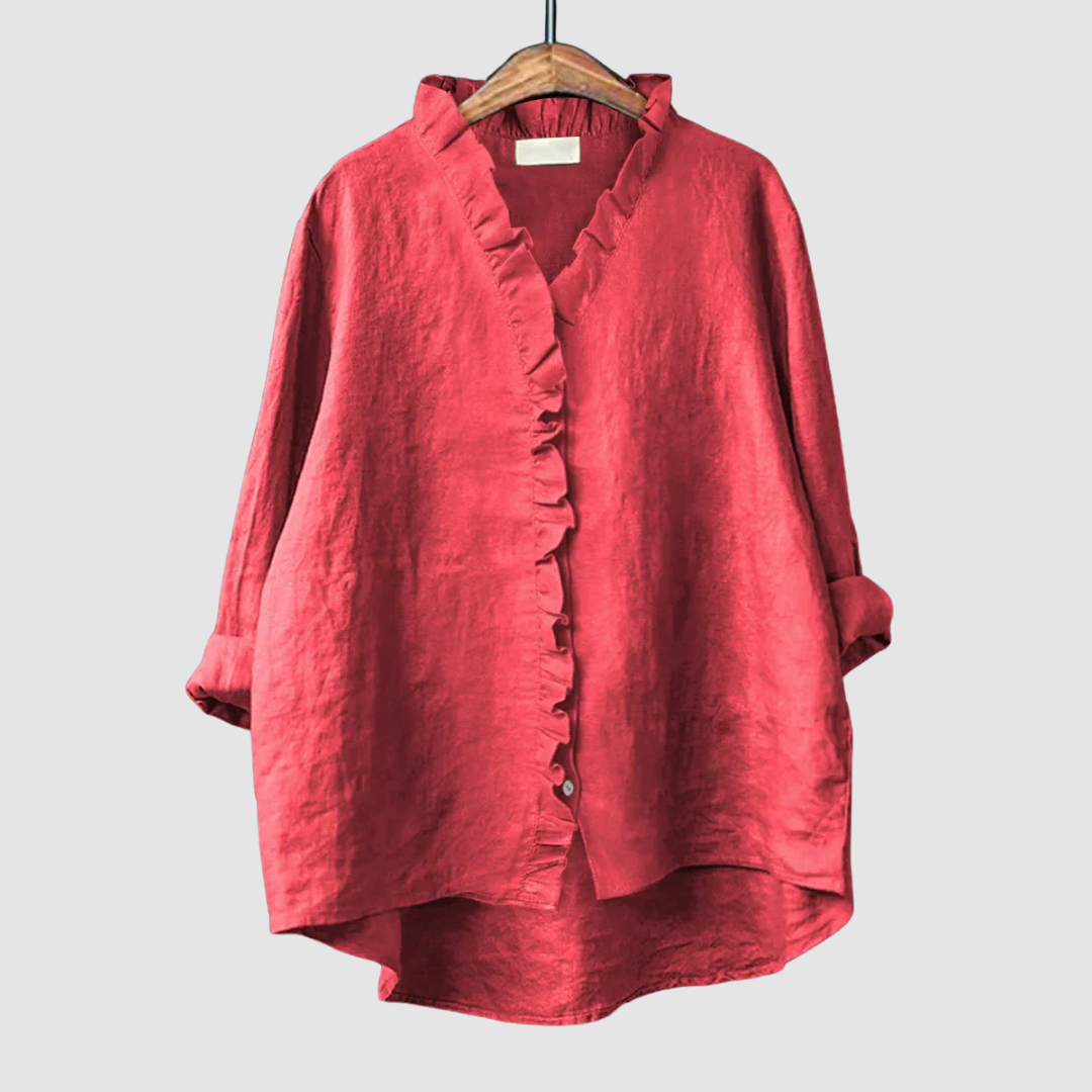 Amélie | Timeless Breathable blouse – Red