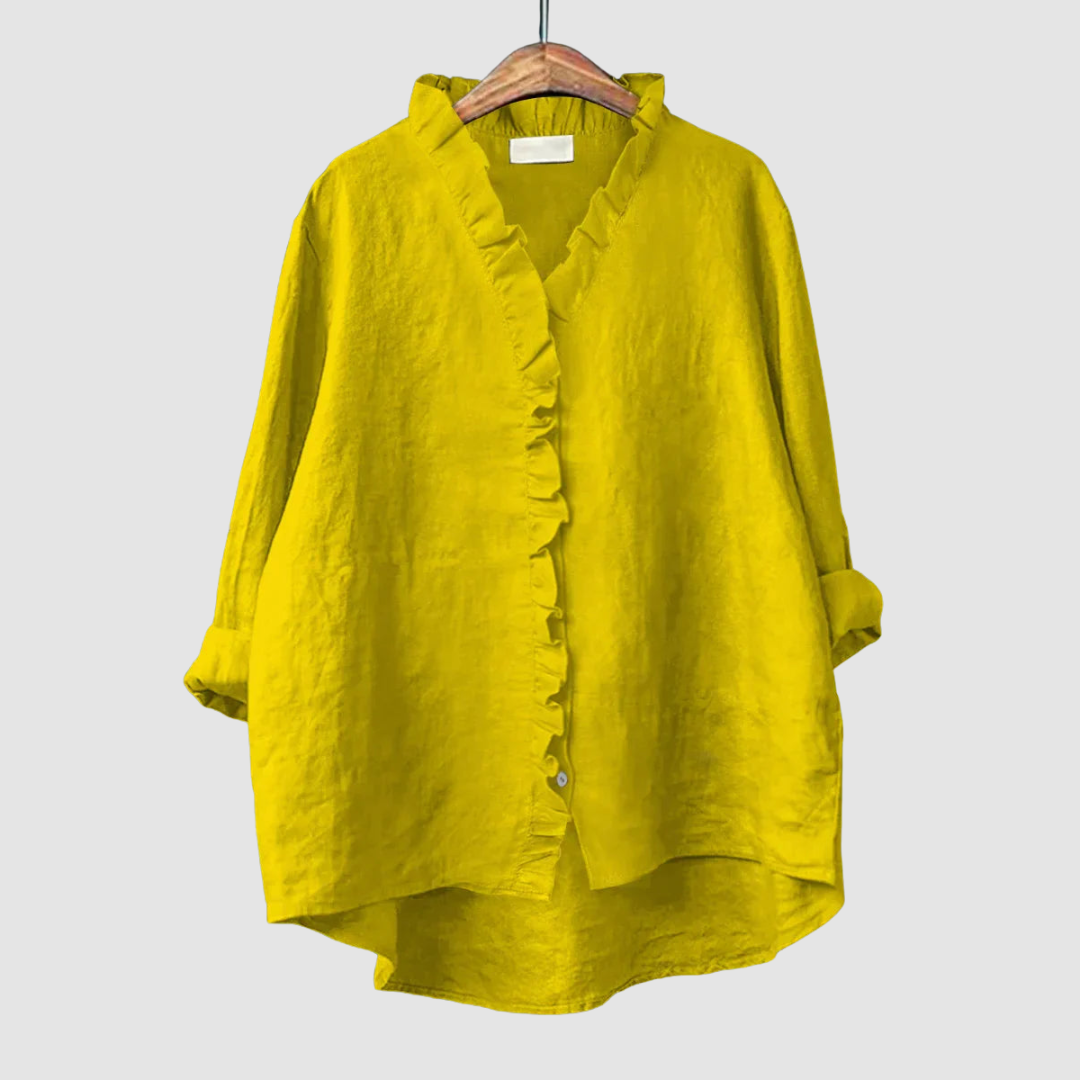 Amélie | Timeless Breathable blouse – Yellow