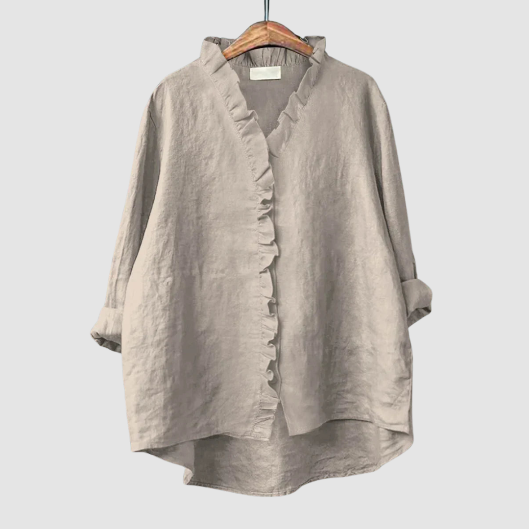 Amélie | Timeless Breathable blouse – Gray