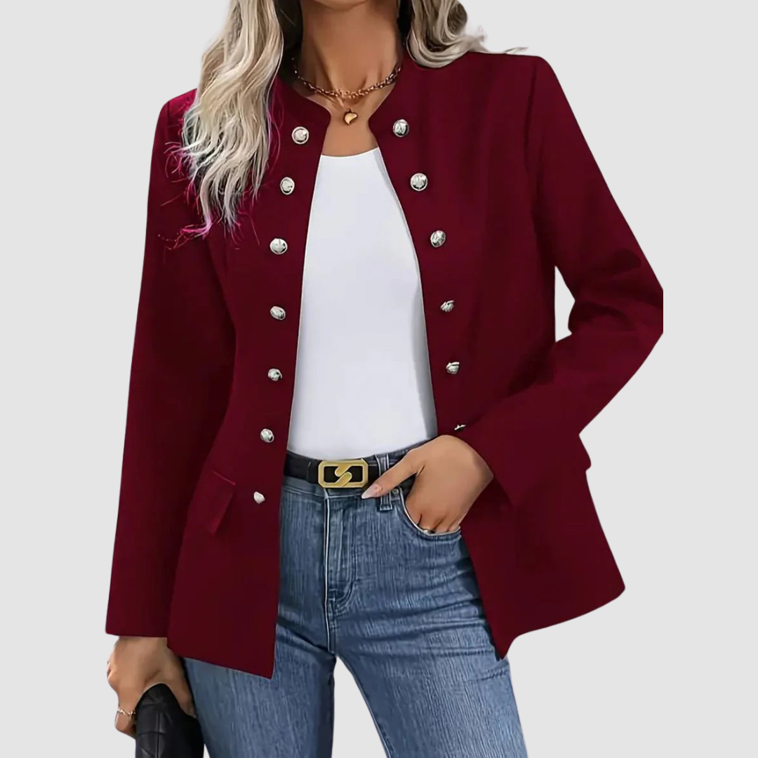 Adrienne | Stylish Blazer – Red