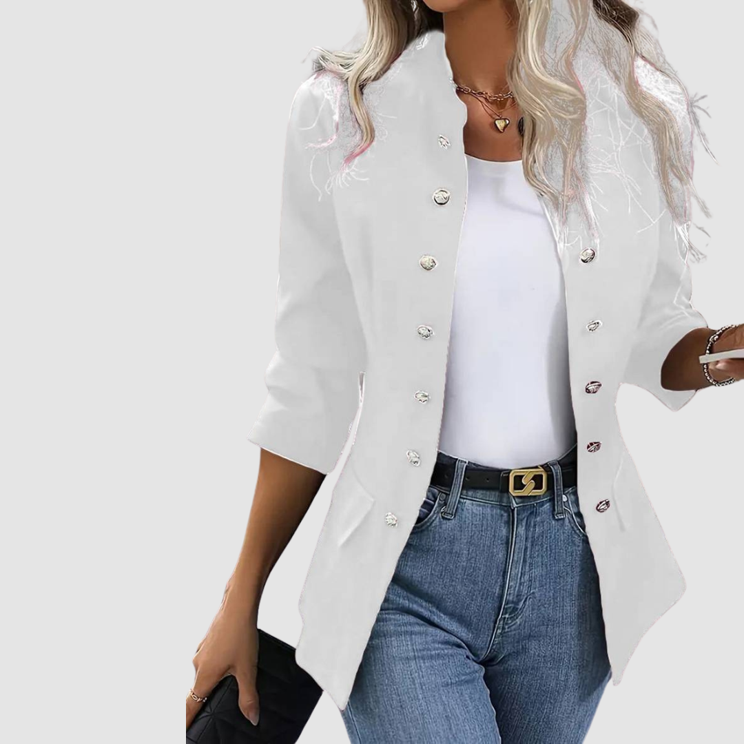 Adrienne | Stylish Blazer – White