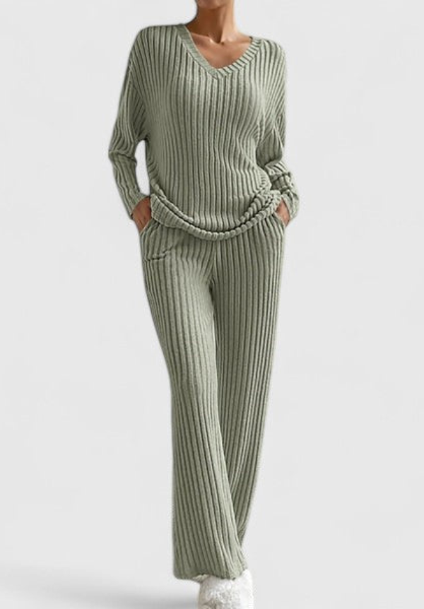 Angeline | Comfortable Set – Olive Green
