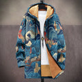 Ariana | Art-Inspired Hooded Cardigan