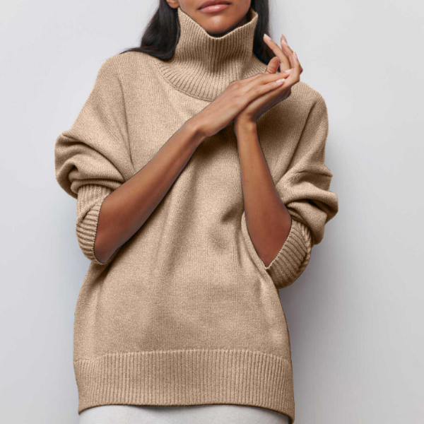 Adrianelys | Comfortable Sweater – Beige