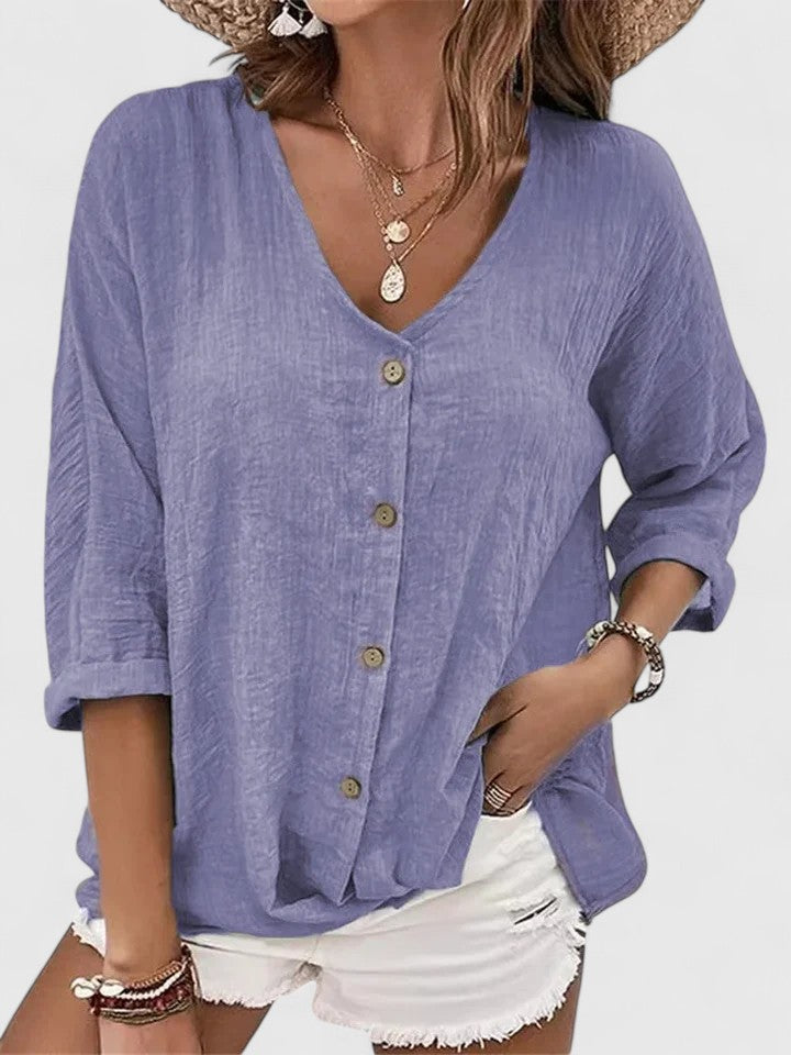Kylie | Sophisticated Blouse – Purple