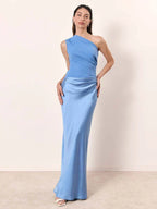 Ashley | Maxi Dress with a Guilt in Satin