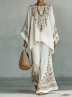 Celine | Elegant Linen Two-Piece Set