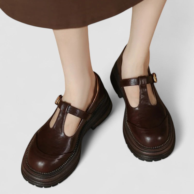 Florence | Supportive Orthopedic Mary Janes – Brown