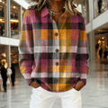 Amélie | Modern Plaid Statement Cardigan