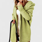 Avery | Womens Oversized Hooded Knit Cardigan