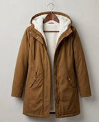 Marjorie Cozy Hooded Weatherproof Coat
