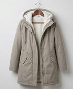 Marjorie Cozy Hooded Weatherproof Coat