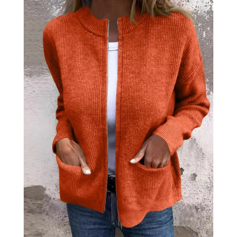 Alianna | Timeless Cardigan – Orange