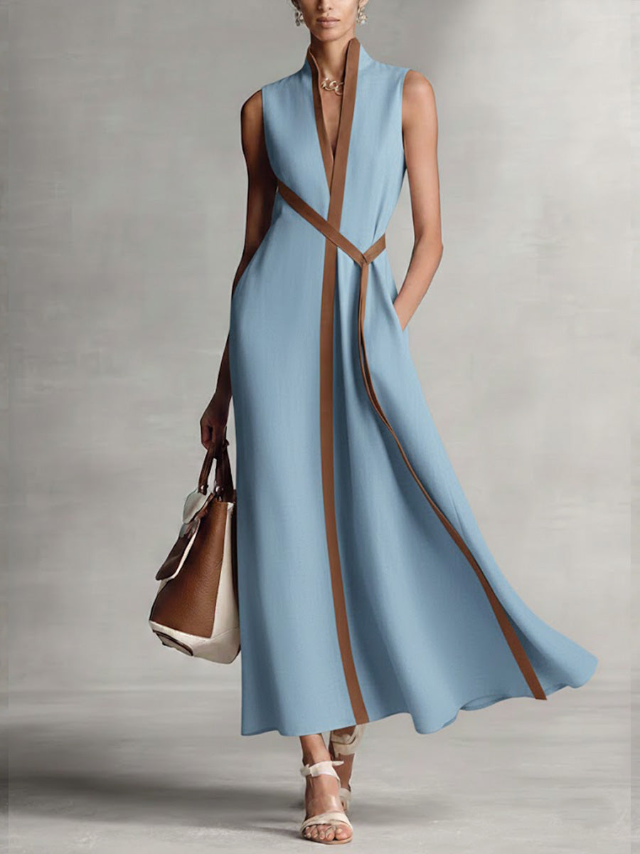Elira | Sleeveless Breeze Dress – Blue