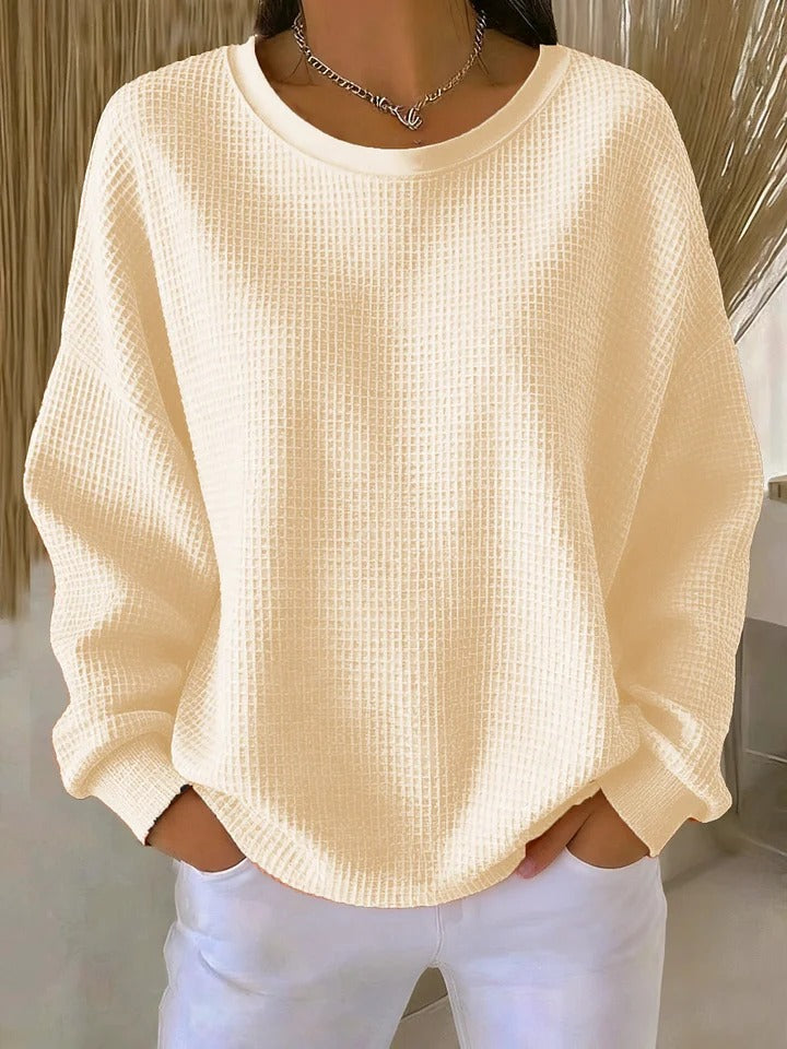 Nyla | Classic Sweater – Apricot