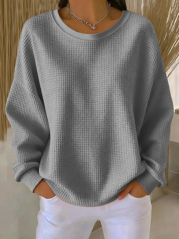 Nyla | Classic Sweater – Gray