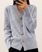 Adele | Elegant Cardigan with Heart-Shaped Buttons