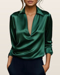 Astrid | Elegant Satin Blouse
