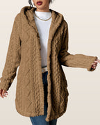 Aubrey | Cozy Hooded Knit Cardigan