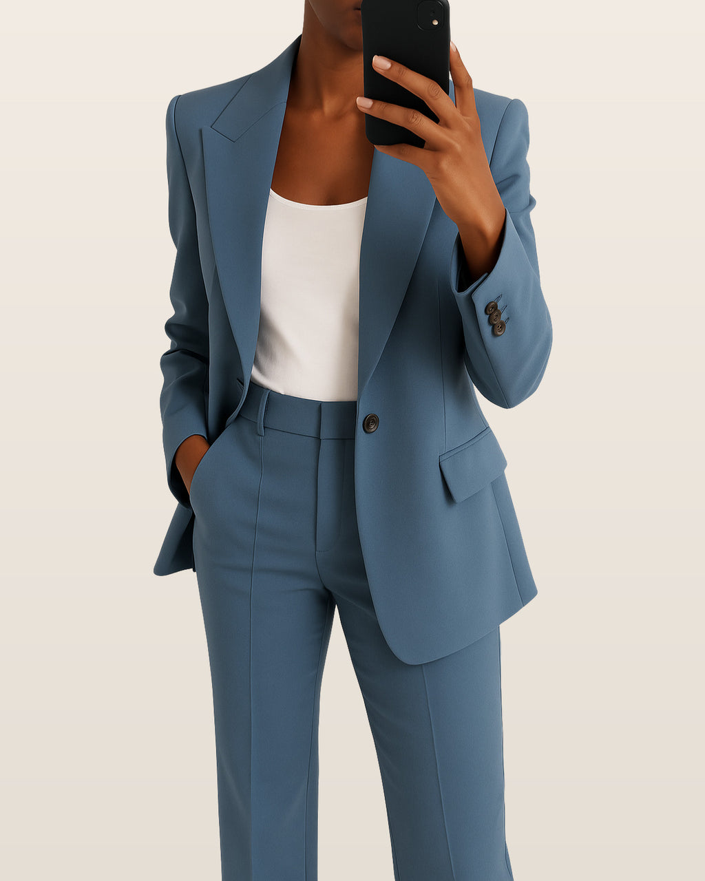 Ava | Chic Two-Piece Blazer & Trouser Set