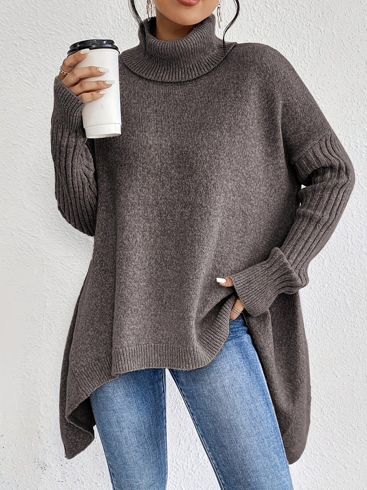 Audrey | Cozy Sweater – Brown