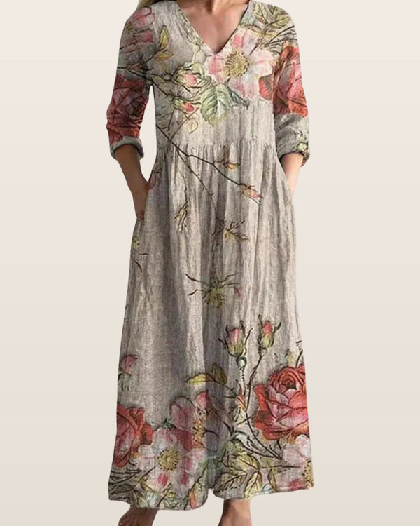 Bella | Floral Maxi Dress