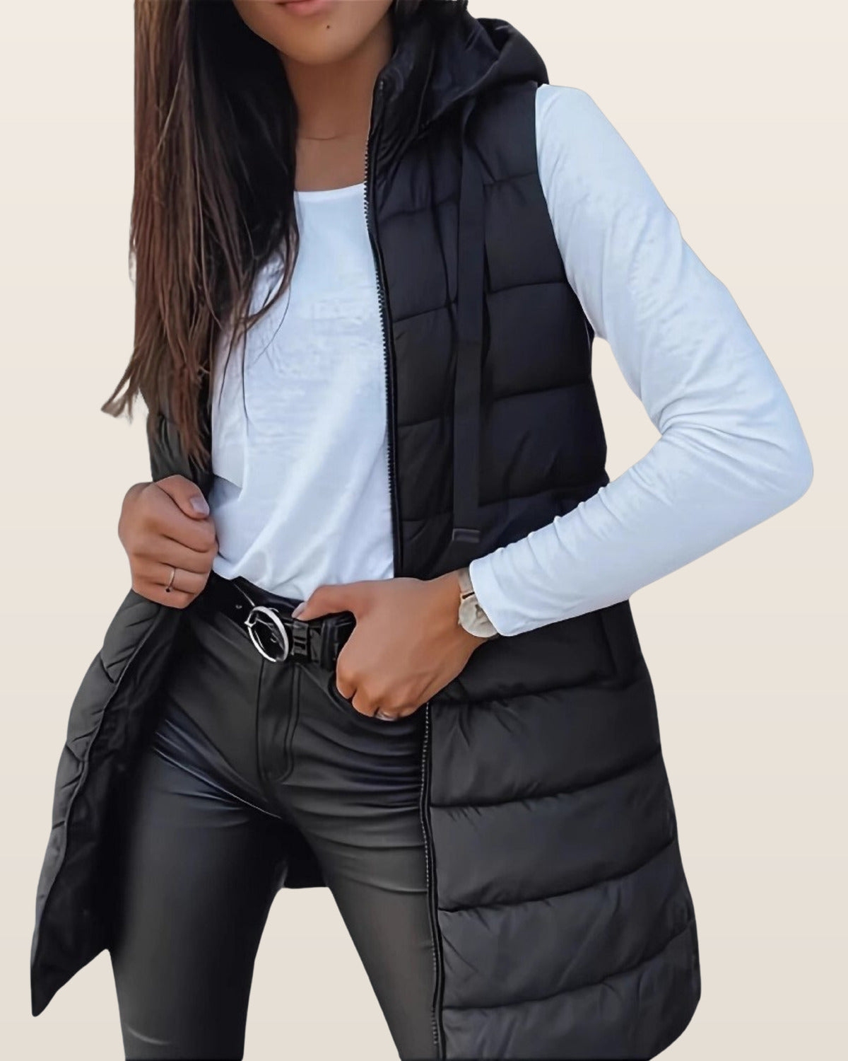 Betty | Long Hooded Puffer Jacket