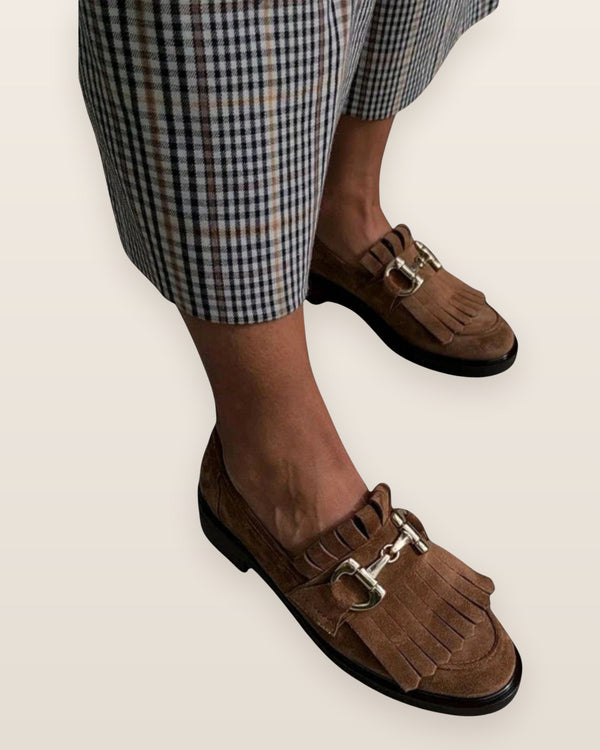 Brigitte | Refined Brown Loafer