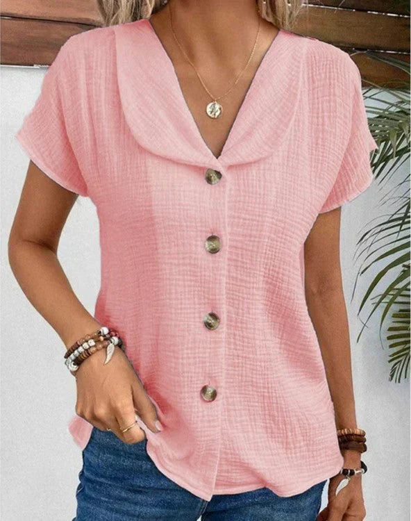 Casia | Chic Autumn Blouse – Pink