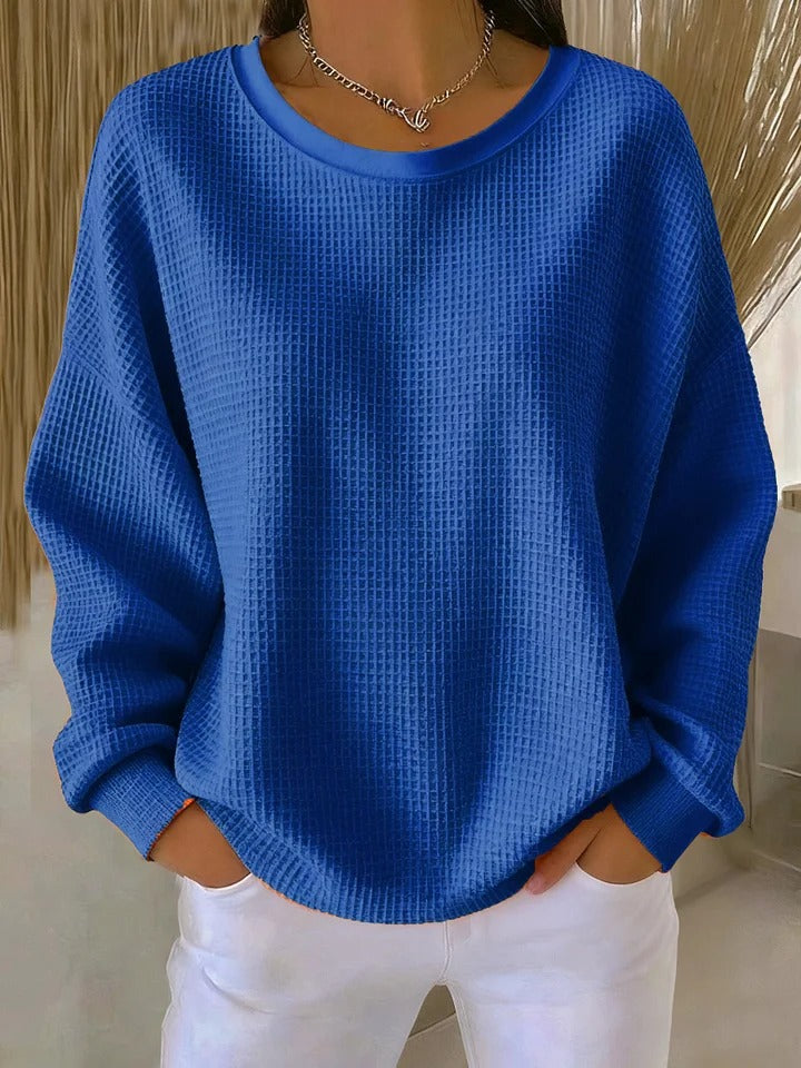 Nyla | Classic Sweater – Blue