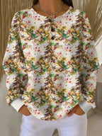 Milly | Cozy Sweater with Christmas Tree Pattern