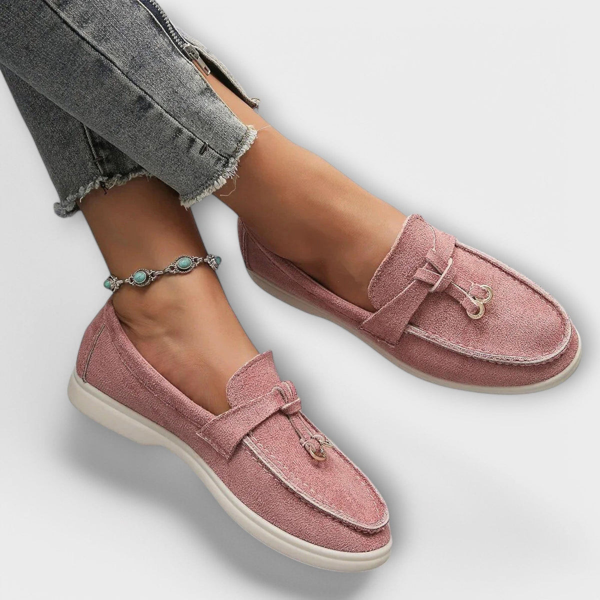 Eline | Classic Women’s Loafers – Pink