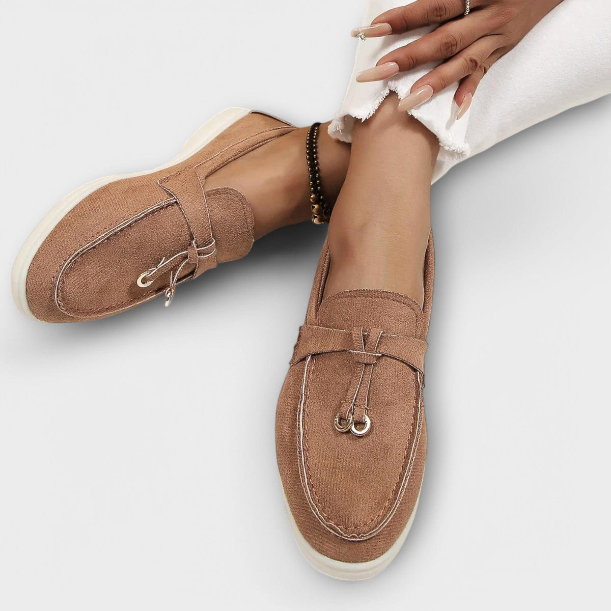 Eline | Classic Women’s Loafers – Brown