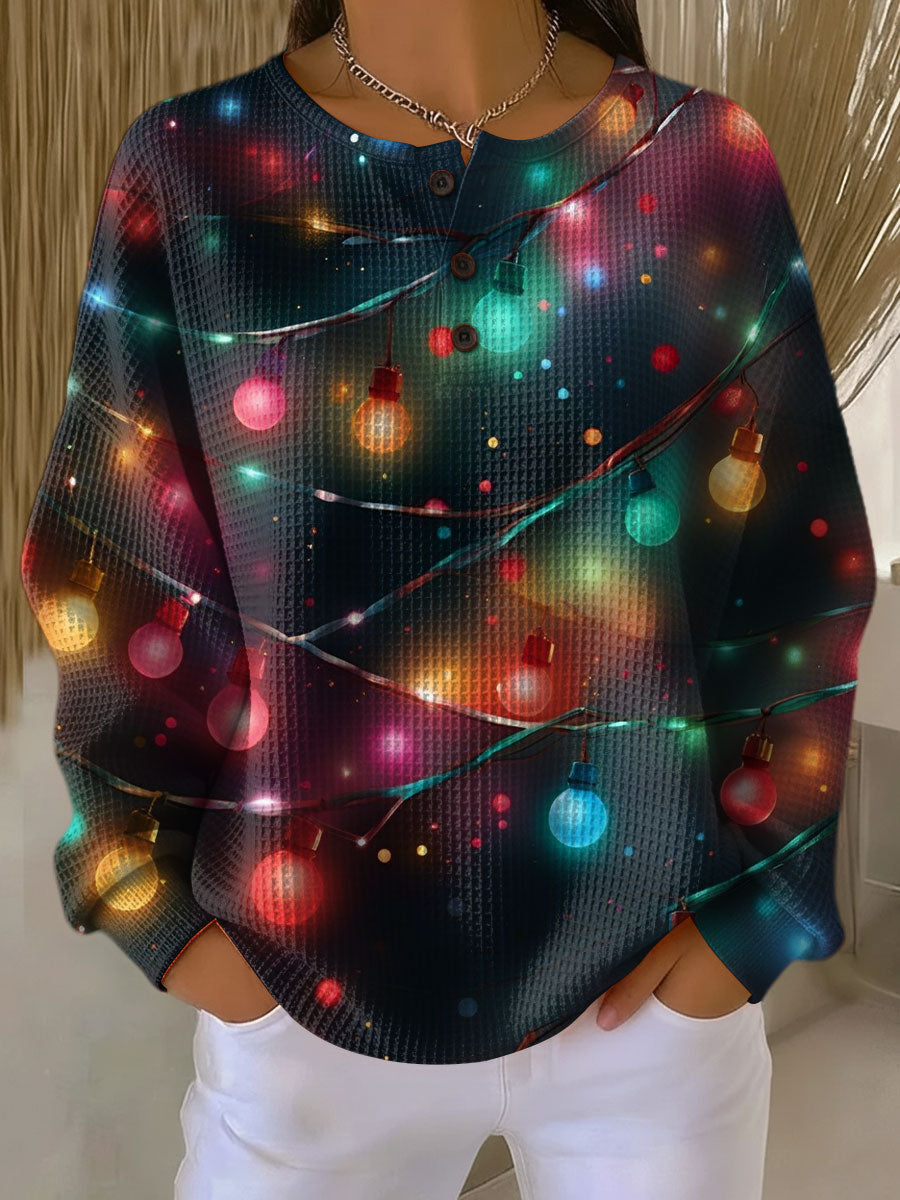 Sanna | Christmas Sweater with Lanterns and Coziness – Light