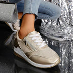 Dina | Metallic Comfort Sneakers