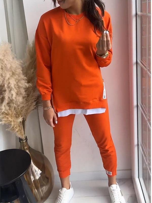 Alice | Comfortable Loungewear Set – Orange