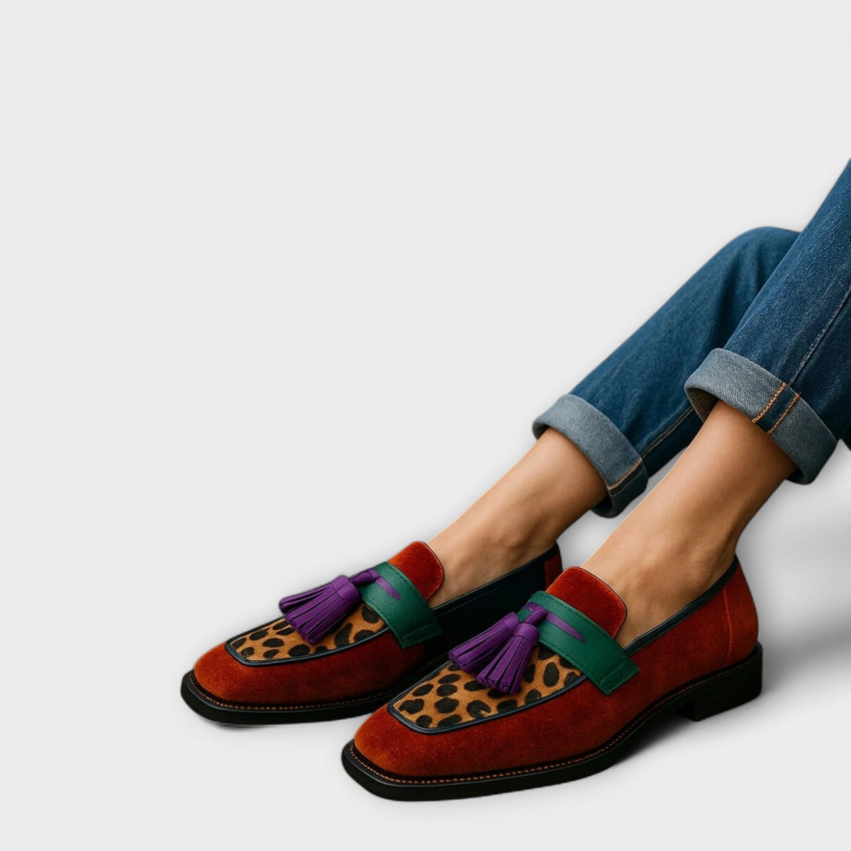 Tessa | Multicolor Chic Loafers