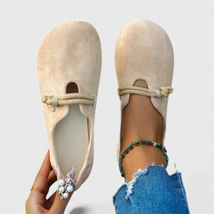 Edith | Orthopedic Loafers – Beige