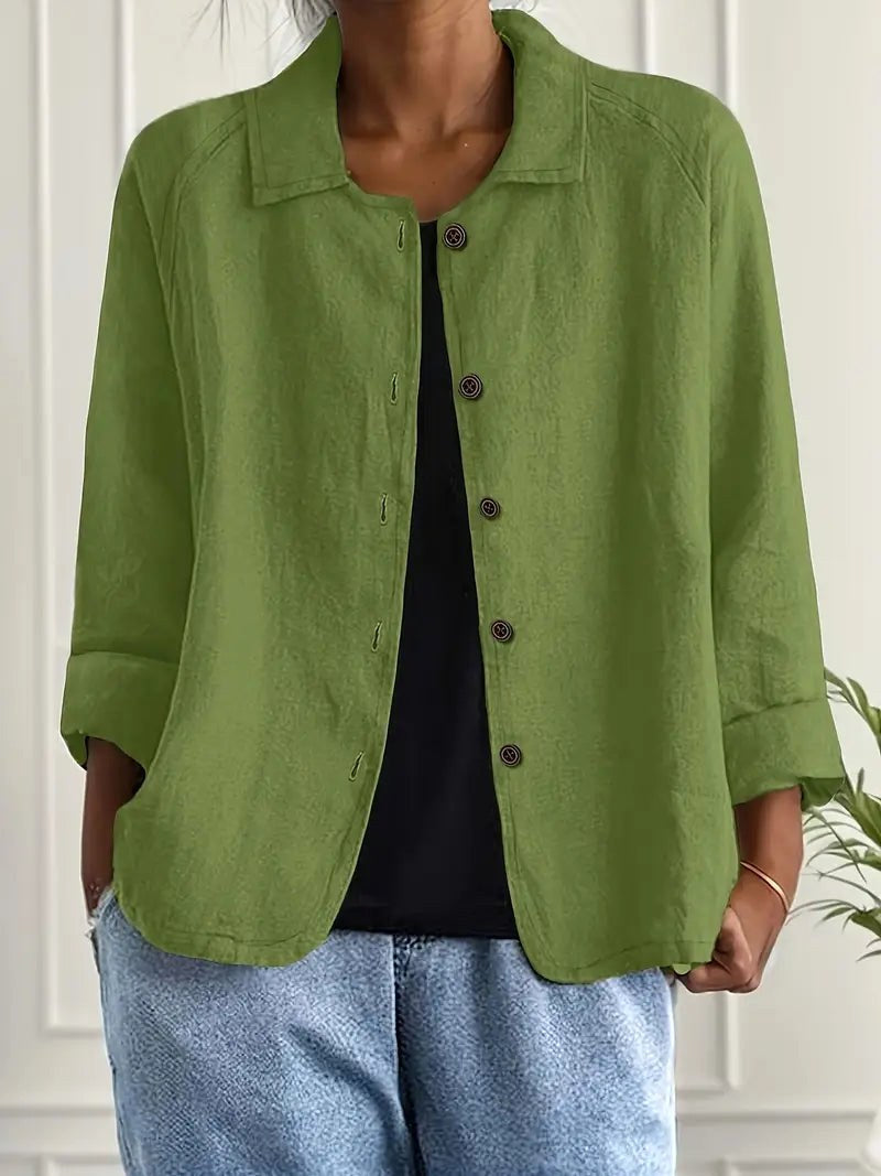 Calliste | Moss Green Blouse – Green