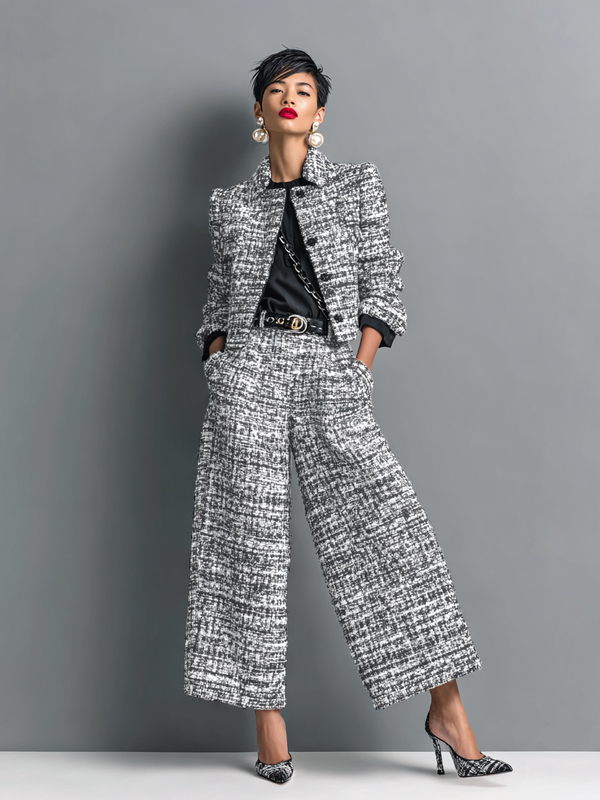 Akira | Stylish Two-Piece Set – Gray